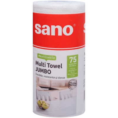 Rola prosop hartie reutilizabila 75 lavete Multi Towel Sano