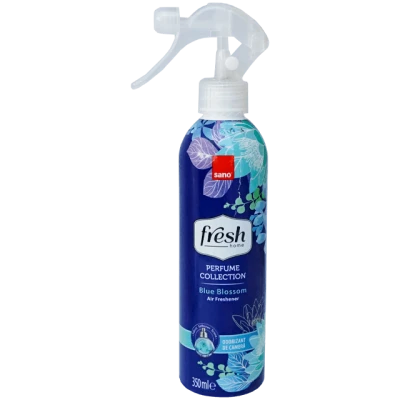 Odorizant de cameră cu pulverizator Sano Fresh Home Blue Blossom, 350 ml