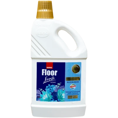 Detergent lichid pentru pardoseli Sano Floor Fresh Home Blue Blossom, 1 litru 
