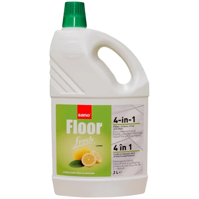 Soluție concentrată pentru pardoseli ceramice Sano Floor Fresh Lemon 2 L
