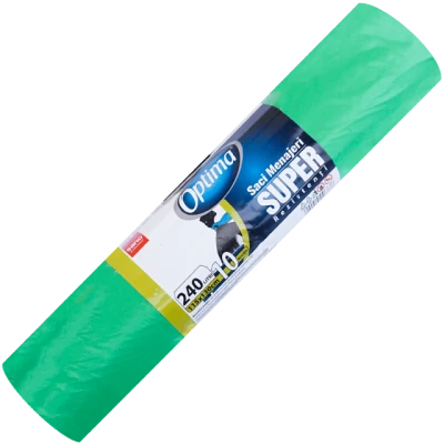 Saci menajeri Sano Optima, 240 L, verzi, 10 buc 