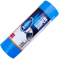 Saci menajeri Sano Optima Super, 120 L, albaștri, 10 buc 