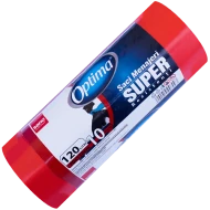 Saci menajeri Sano Optima Super, 120 L, roșii, 10 buc 