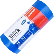 Saci menajeri Sano Optima Super, 60 L, albaștri, 15 buc