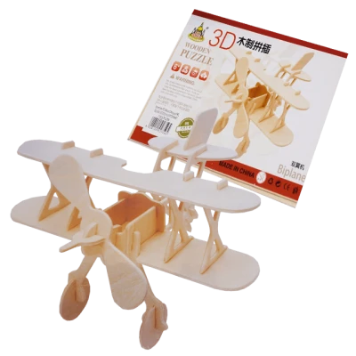 Puzzle 3D din Lemn