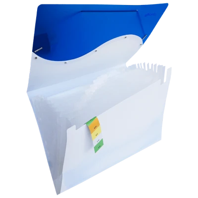 Mapa din pvc cu 13 compartimente si elastic 