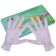 Set 100 bucati de manusi de unica folosinta vinil