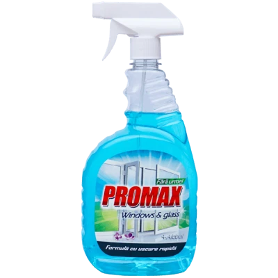 Solutie de geamuri cu pulverizator Promax 1 litru